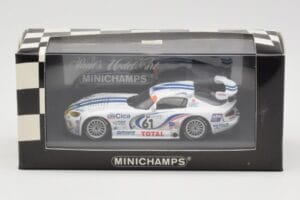 Dodge Viper GTS-R #61 Team Oreca S. Ayari / P. Gache 24 Hours of Le Mans 1997 Minichamps 1:43 430971461 Metal — zdjęcie 4 z 4