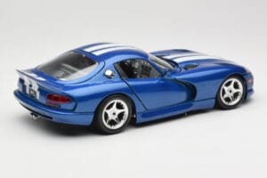 Dodge Viper GTS SR II Niebieski z Białymi Paskami Bburago 1:18 3330 Metal — zdjęcie 3 z 8