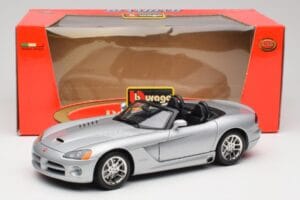 Dodge Viper SRT-10 Bright Srebrny Bburago 1:18 34908 Metal — zdjęcie 8 z 8