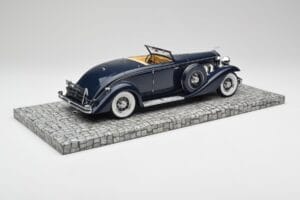 Duesenberg SJN Convertible Coupe Midnight Blue Minichamps 1:18 107150332 Metal — zdjęcie 2 z 6