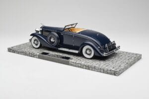 Duesenberg SJN Convertible Coupe Midnight Blue Minichamps 1:18 107150332 Metal — zdjęcie 5 z 6