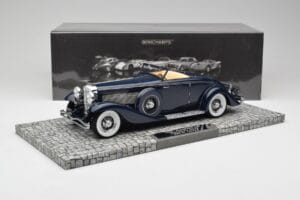 Duesenberg SJN Convertible Coupe Midnight Blue Minichamps 1:18 107150332 Metal — zdjęcie 6 z 6
