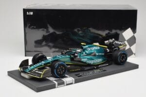 Aston Martin AMR22 Aramco #5 S. Vettel Monaco GP 2022 Minichamps 1:18 117220305 Żywica — zdjęcie 7 z 7