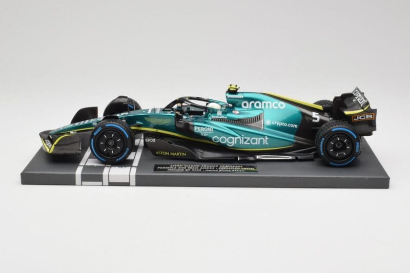 Aston Martin AMR22 Aramco #5 S. Vettel Monaco GP 2022 Minichamps 1:18 117220305 Żywica