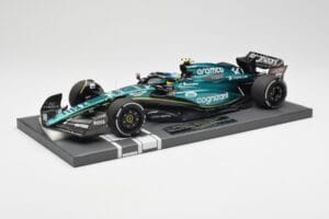 Aston Martin AMR23 #14 F. Alonso 3rd Place Saudi Arabian GP 2023 Minichamps 1:18 117230214 Metal — zdjęcie 2 z 7