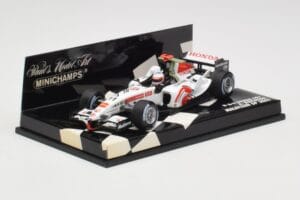BAR Honda 007 A. Davidson Malaysian GP 2005 Minichamps 1:43 400050104 Metal — zdjęcie 2 z 5
