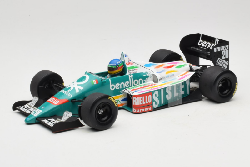 Benetton B186 #20 G. Berger F1 1986 Minichamps 1:18 80439418130 Metal
