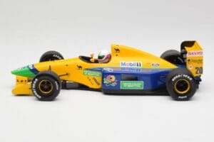 Benetton B191 #19 M. Schumacher F1 1991 Minichamps 1:18 100910119 Metal — zdjęcie 3 z 6
