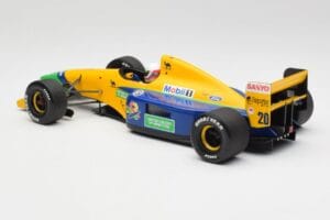 Benetton B191 #19 M. Schumacher F1 1991 Minichamps 1:18 100910119 Metal — zdjęcie 5 z 6