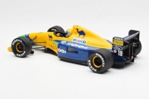 Benetton Ford B191 #20 R. Moreno F1 1991 Minichamps 1:18 100910019 Metal — zdjęcie 5 z 6
