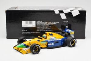 Benetton Ford B191 #20 R. Moreno F1 1991 Minichamps 1:18 100910019 Metal — zdjęcie 6 z 6