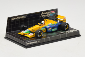Benetton B191B Ford #20 M. Brundle Early Season F1 1992 Minichamps 1:43 400920120 Metal — zdjęcie 2 z 5
