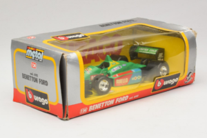 Benetton B190 Ford #20 N. Piquet F1 1990 Bburago 1:24 6102 Metal — zdjęcie 2 z 3