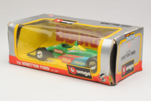 Benetton B190 Ford #20 N. Piquet F1 1990 Bburago 1:24 6102 Metal — zdjęcie 3 z 3