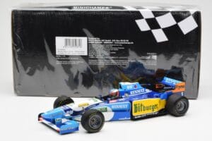 Benetton B195 Renault #1 M. Schumacher Canadian GP 1995 Minichamps 1:18 510950601 Metal — zdjęcie 6 z 6