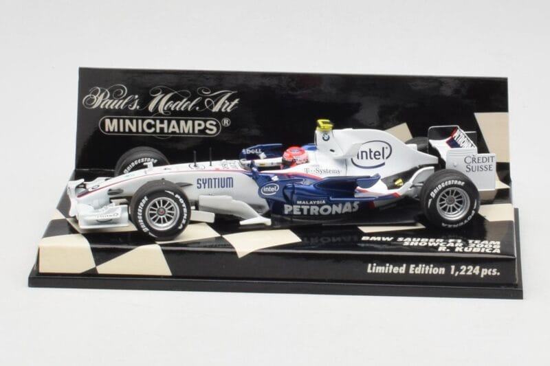BMW Sauber F1.08 #4 R. Kubica Showcar 2008 Minichamps 1:43 400080084 Metal