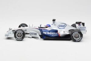 BMW Sauber F1.06 #17 J. Villeneuve F1 2006 Minichamps 1:18 100060017 Metal — zdjęcie 3 z 6