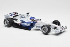 BMW Sauber F1.06 #17 J. Villeneuve F1 2006 Minichamps 1:18 100060017 Metal — zdjęcie 4 z 6