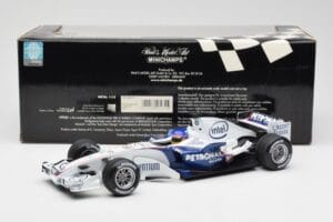 BMW Sauber F1.06 #17 J. Villeneuve F1 2006 Minichamps 1:18 100060017 Metal — zdjęcie 6 z 6