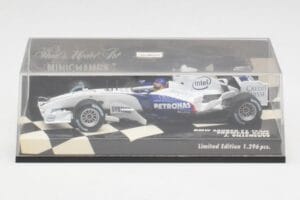 BMW Sauber F1.06 J. Villeneuve Showcar F1 2006 Minichamps 1:43 400060087 Metal — zdjęcie 4 z 5