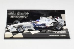 BMW Sauber F1.06 J. Villeneuve Wedding Edition F1 2006 Minichamps 1:43 400060117 Metal