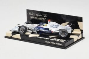 BMW Sauber F1.06 #16 N. Heidfeld Brazilian GP 2006 Minichamps 1:43 400060316 Metal — zdjęcie 3 z 5
