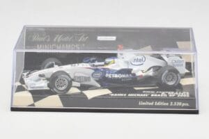 BMW Sauber F1.06 #16 N. Heidfeld Brazilian GP 2006 Minichamps 1:43 400060316 Metal — zdjęcie 5 z 5
