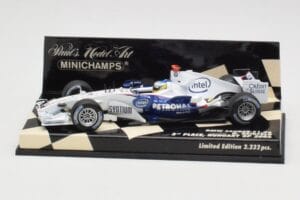 BMW Sauber F1.06 #10 N. Heidfeld Hungarian GP 3rd Place 2006 Minichamps 1:43 400060116 Metal