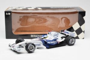 BMW Sauber F1.06 #16 N. Heidfeld F1 2006 Minichamps 1:18 100060016 Metal — zdjęcie 6 z 6