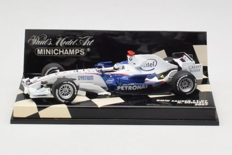 BMW Sauber F1.07 #3 N. Heidfeld Race Car 2007 Minichamps 1:43 400070009 Metal