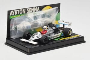 Brabham BMW BT52B A. Senna Test Car Paul Ricard 14 November 1983 Minichamps 1:43 540834399 Metal — zdjęcie 2 z 5
