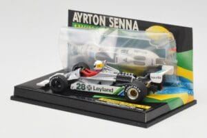 Brabham BMW BT52B A. Senna Test Car Paul Ricard 14 November 1983 Minichamps 1:43 540834399 Metal — zdjęcie 3 z 5