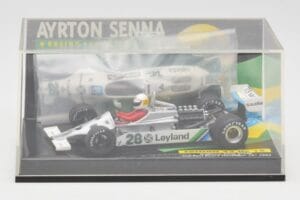 Brabham BMW BT52B A. Senna Test Car Paul Ricard 14 November 1983 Minichamps 1:43 540834399 Metal — zdjęcie 5 z 5