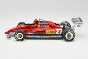 Ferrari 126C2 #27 G. Villeneuve GP Belgium 1982 MCG 1:18 MCG18629F Metal — zdjęcie 3 z 6