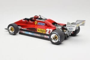 Ferrari 126C2 #27 G. Villeneuve GP Belgium 1982 MCG 1:18 MCG18629F Metal — zdjęcie 5 z 6