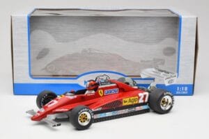 Ferrari 126C2 #27 G. Villeneuve GP Belgium 1982 MCG 1:18 MCG18629F Metal — zdjęcie 6 z 6