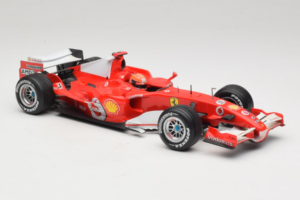 Ferrari 248 F1 #5 M. Schumacher German GP Hockenheimring 2006 Hot Wheels 1:18 J2887 Metal — zdjęcie 4 z 6