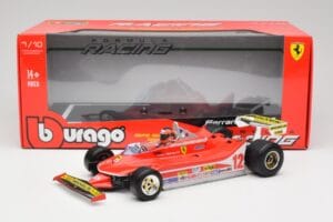 Ferrari 312T4 #12 G. Villeneuve South African Grand Prix 1979 Bburago 1:18 18-16814 Metal — zdjęcie 6 z 6