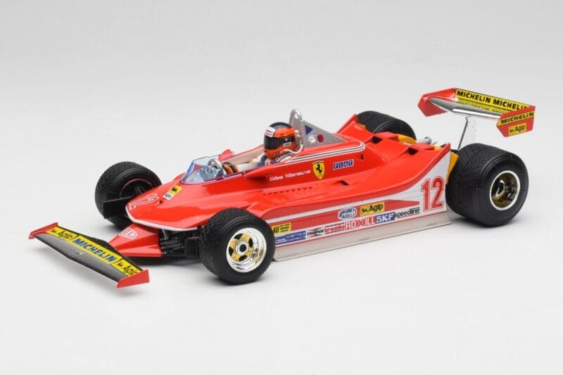 Ferrari 312T4 #12 G. Villeneuve United States Grand Prix East Winner 1979 Bburago 1:18 18-16814-18-01546 Metal