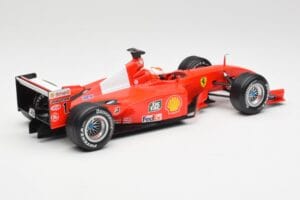 Ferrari F2001 #1 M. Schumacher F1 World Champion 2001 Czerwony Hot Wheels 1:18 50202 Metal — zdjęcie 2 z 6