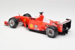 Ferrari F2001 #1 M. Schumacher F1 World Champion 2001 Czerwony Hot Wheels 1:18 50202 Metal — zdjęcie 5 z 6