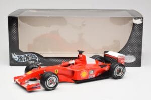 Ferrari F2001 #1 M. Schumacher F1 World Champion 2001 Czerwony Hot Wheels 1:18 50202 Metal — zdjęcie 6 z 6