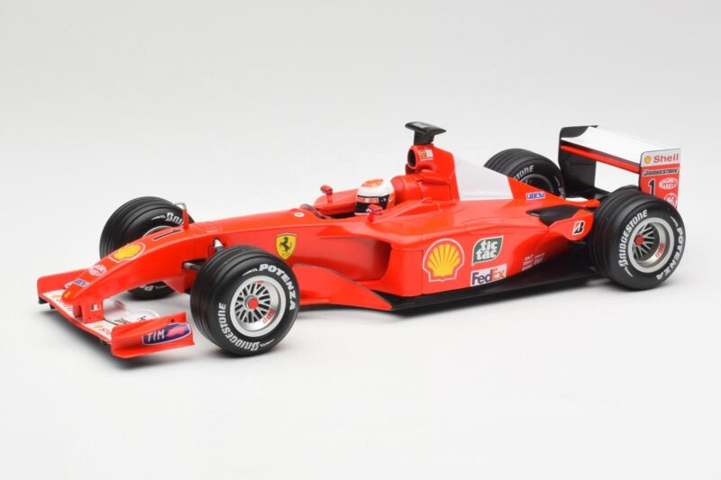 Ferrari F2001 #1 M. Schumacher F1 World Champion 2001 Czerwony Hot Wheels 1:18 50202 Metal