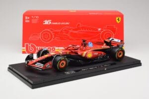 Ferrari SF-24 #16 C. Leclerc Emilia Romagna Grand Prix 2024 Bburago 1:18 18-16821-L-IMOLA-SHOWCASE Metal — zdjęcie 7 z 7