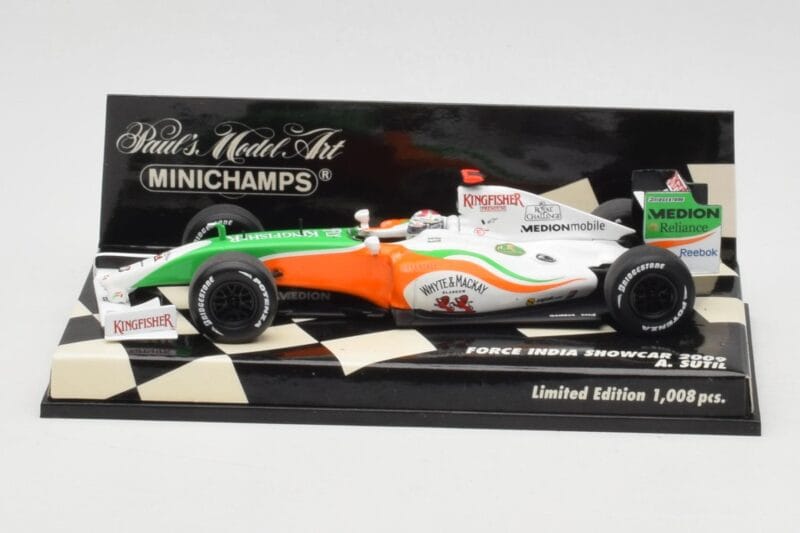 Force India Mercedes VJM02 #20 A. Sutil Showcar 2009 Minichamps 1:43 400090090 Metal