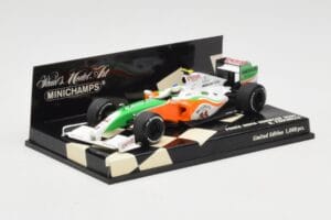 Force India Mercedes VJM02 #21 G. Fisichella Showcar 2009 Minichamps 1:43 400090091 Metal — zdjęcie 2 z 5