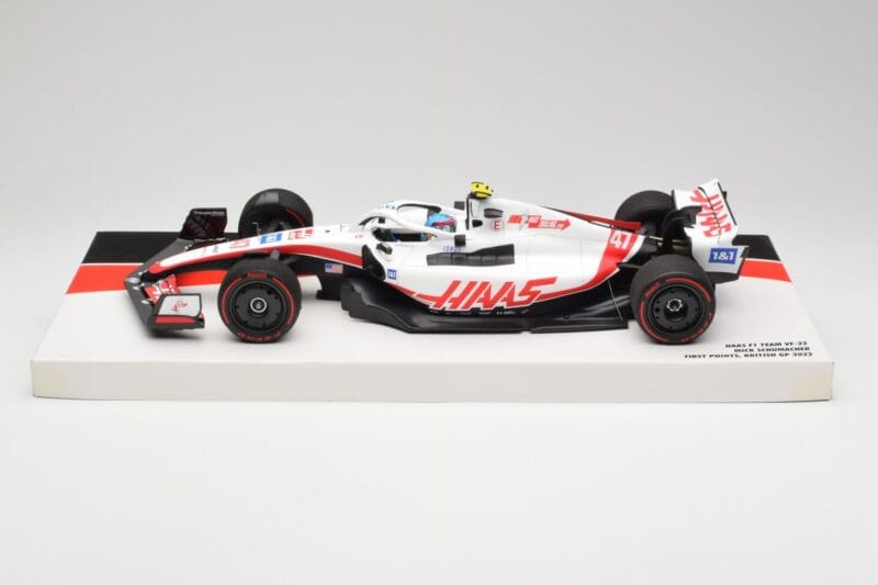 Haas VF-22 #47 M. Schumacher British GP Points 2022 Minichamps 1:18 147221047 Metal