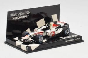 Honda RA106 #12 J. Button Hungarian GP Winner F1 2006 Minichamps 1:43 400060112 Metal — zdjęcie 2 z 5