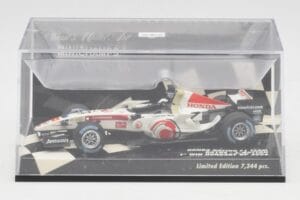 Honda RA106 #12 J. Button Hungarian GP Winner F1 2006 Minichamps 1:43 400060112 Metal — zdjęcie 5 z 5