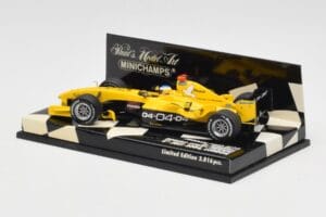 Jordan Ford EJ14 N. Mansell Regent Street Parade 2004 Minichamps 1:43 400040095 Metal — zdjęcie 3 z 5